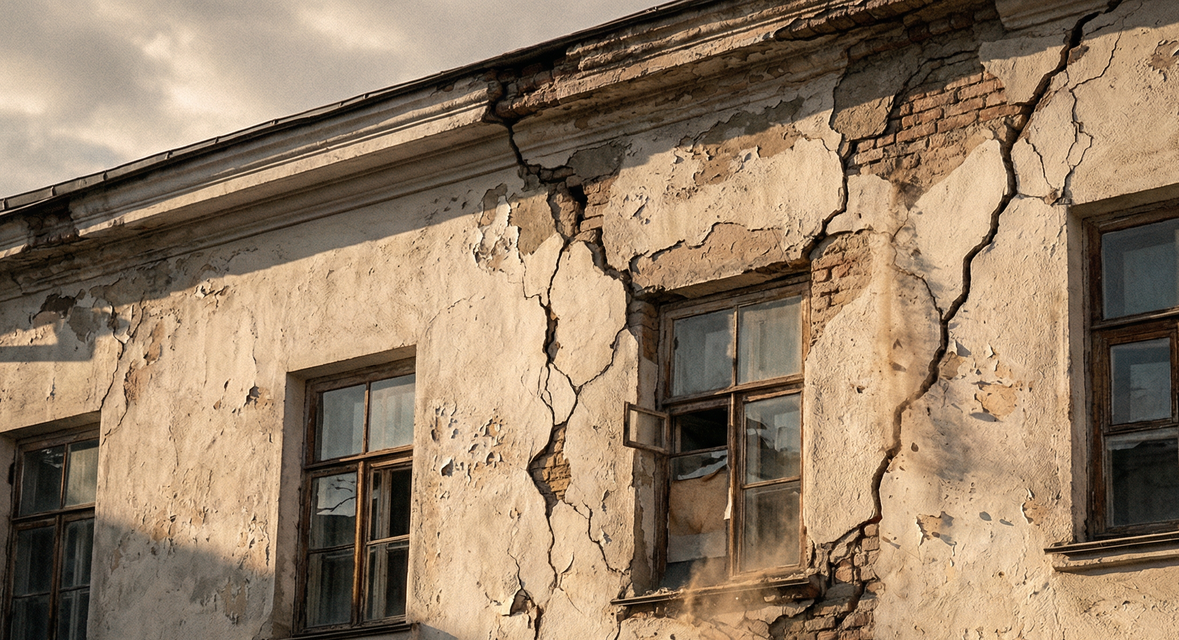 Появились трещины?